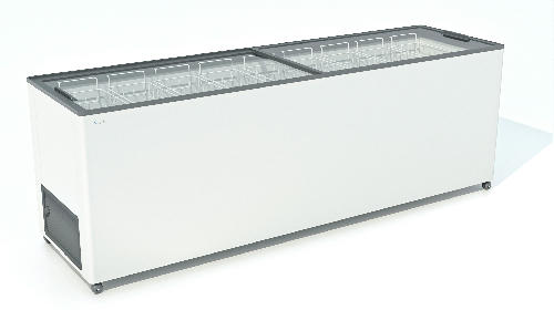 ЛАРЬ морозильный F 800 C серый (прямое стекло)